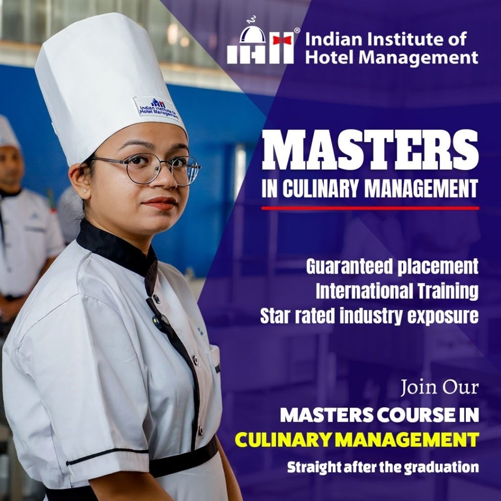 Culinary Management Course By Indian IHM Admission Open 2026-27